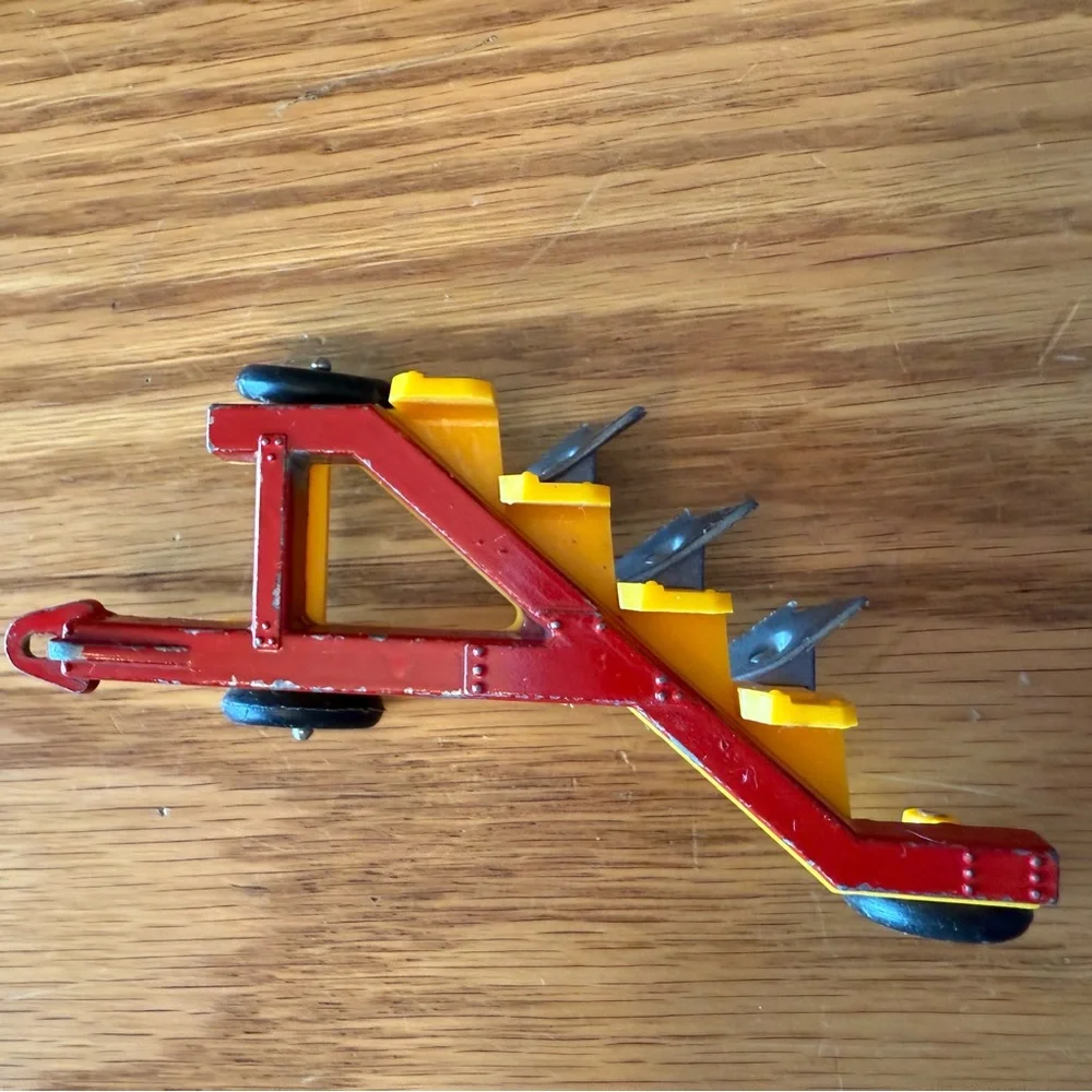 Vintage Toy Farming Tractor Plow